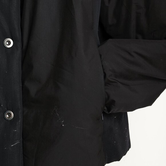 Crea Concept Black Padded Knit-Collar Jacket - Picture 8 of 11